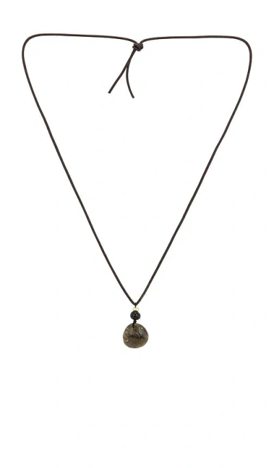 Shashi X Revolve Connor Gemstone Long Necklace In Black