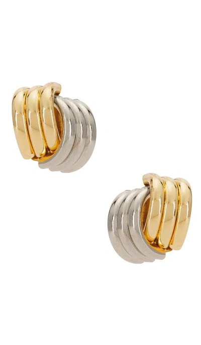 Shashi X Revolve Knot Earrings In 混金属