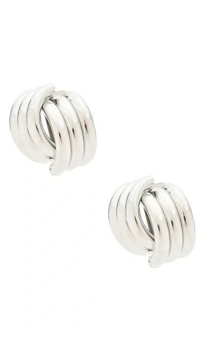 Shashi X Revolve Knot Earrings In Metallic