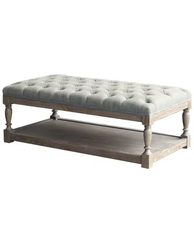 Shatana Home Athena Rectangular Coffee Table In White