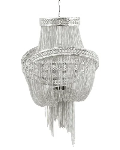 Shatana Home Clara Chandelier In Silver