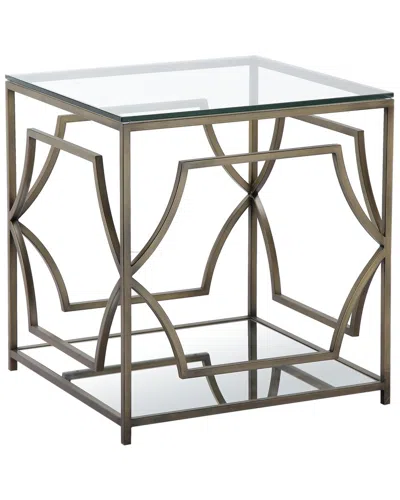 Shatana Home Edward Side Table In Brass