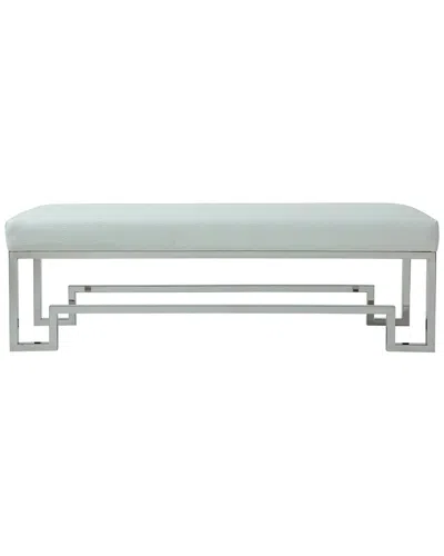 Shatana Home Laurence Bench In Silver