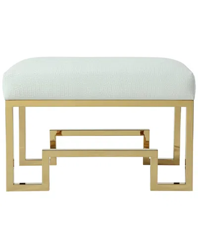 Shatana Home Laurence Stool In Gold