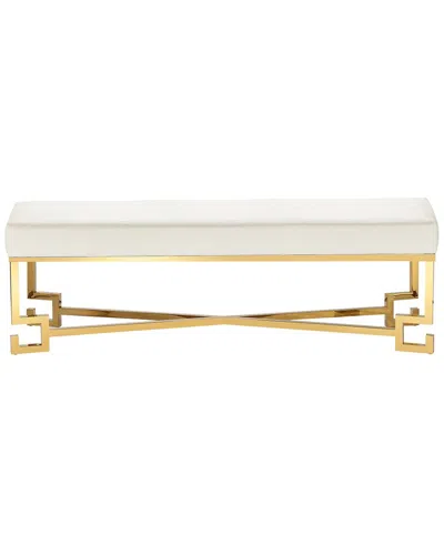 Shatana Home Sophia Bench In Gold