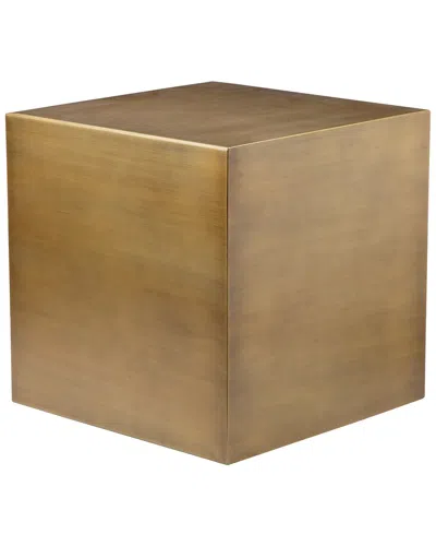 Shatana Home Spencer Large Side Table In Brass