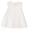 Shatha Essa Embroidered-panel Detail Dress In White