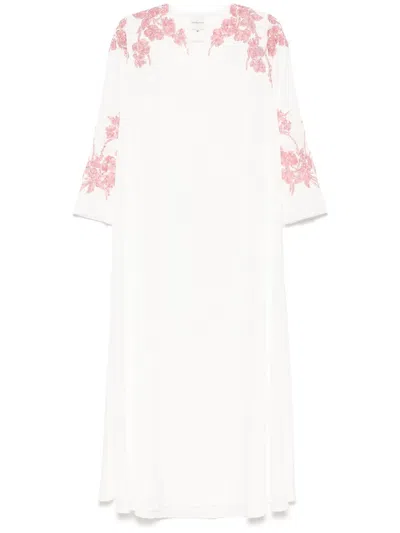 Shatha Essa Kleid Mit Pailletten In Weiss