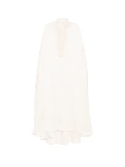 Shatha Essa Sequin-embellished Maxi Dress In White