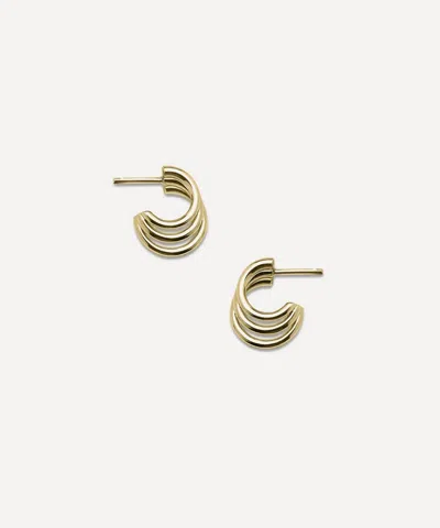 Shaun Leane 18ct Gold Vermeil Bound Hoop Earrings In Metallic