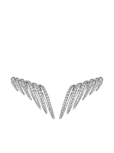 Shaun Leane 18k White Gold Armis Diamond Earrings