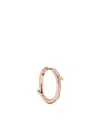 Shaun Leane Rose Gold Vermeil Cherry Branch Single Hoop Earring In Pink