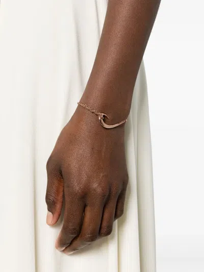 Shaun Leane Rose Gold Vermeil Hook Bracelet In Pink