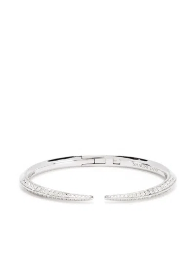 Shaun Leane 18kt White Gold Diamond Sabre Bracelet In Silver