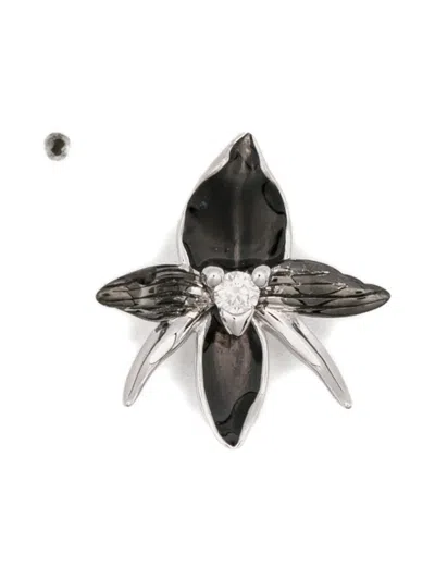 Shaun Leane Black-orchid Diamond Earrings