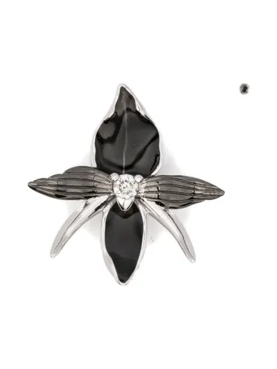 Shaun Leane Black-orchid Diamond Earrings