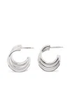 Shaun Leane Bound Hoop Earrings In Silver