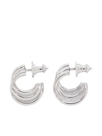Shaun Leane Bound Hoop Earrings In Silver