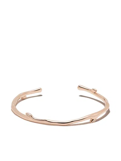 Shaun Leane Cherry Blossom Diamond Bangle In Rose Gold Vermeil