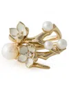 Shaun Leane Cherry Blossom Flower Ring In Metallic
