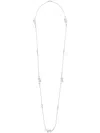 Shaun Leane Cherry Blossom Pearl And Diamond Necklace In Silver
