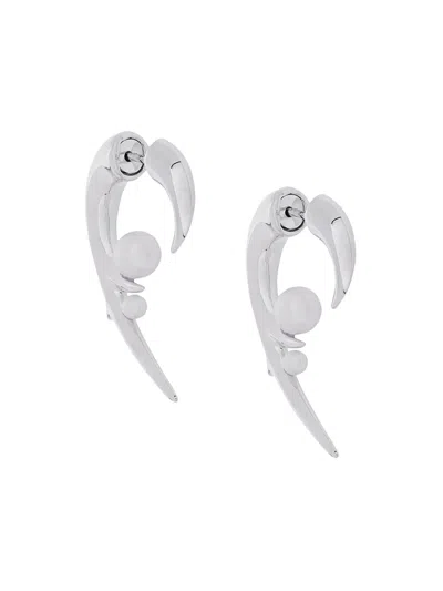 Shaun Leane Cherry Blossom Pearl Earrings In Silver