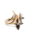 Shaun Leane Flower Diamond Ring In Gold
