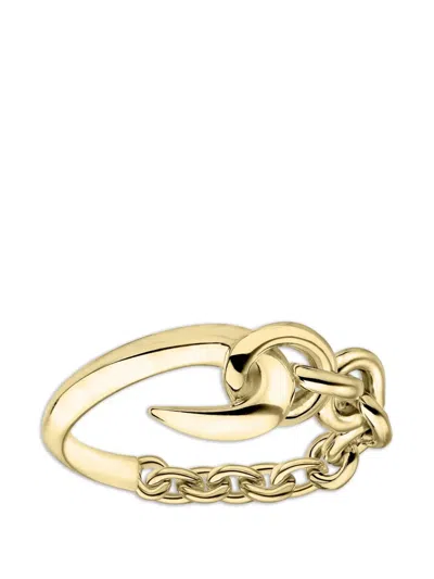 Shaun Leane Hook Chain Yellow Gold-plated Silver Vermeil Ring In N