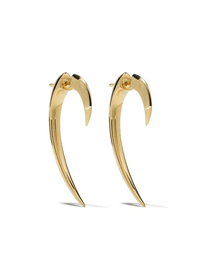 Shaun Leane Hook Earrings In Yellow Gold Vermeil