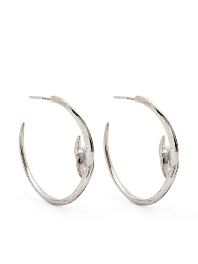 Shaun Leane Hook Hoop Earrings In Silver