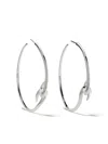 Shaun Leane Hook Large Hoop Earrings In Silver