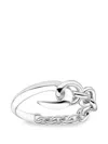 Shaun Leane Hook Chain Ring In Silver