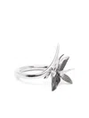 Shaun Leane Interlocking Flower Diamond Ring In Metallic