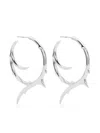 Shaun Leane Large Rose Thorn Hoop Earrings