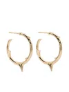Shaun Leane Medium Rose Thorn Hoop Earrings In Gold