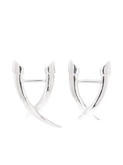 Shaun Leane Mini Sabre Crossover Earrings In Metallic