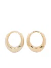 Shaun Leane Mini Sabre Hoop Earrings In Gold
