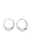 Shaun Leane Mini Sabre Hoop Earrings In Silver