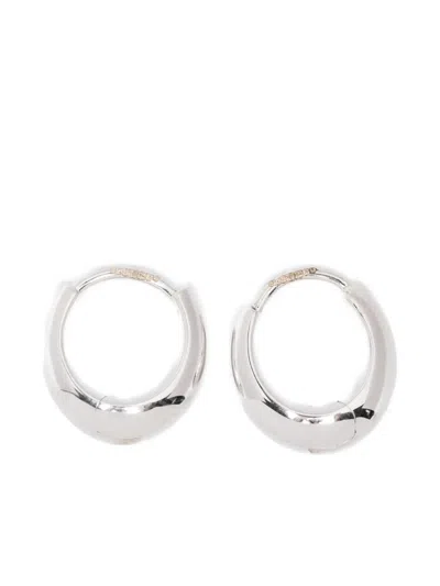 Shaun Leane Mini Sabre Hoop Earrings In Silver