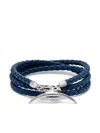 Shaun Leane Recycled Sterling Silver And Leather Quill Bracelet In Blue