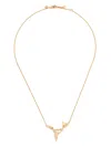 Shaun Leane Rose Thorn Branch Pendant Necklace In Gold