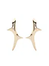 Shaun Leane Rose Thorn Climber Earrings In Gold