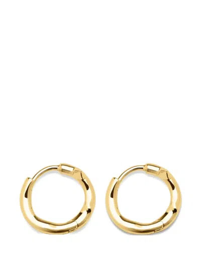 Shaun Leane Rose Thorn Mini Hoop Earrings In Gold