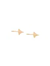 Shaun Leane Rose Thorn Small Stud Earrings In Metallic