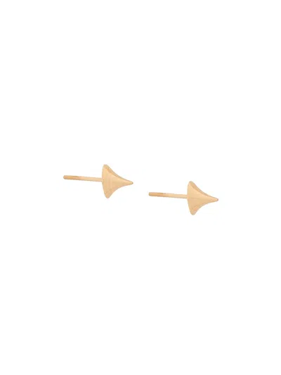 Shaun Leane Rose Thorn Small Stud Earrings In Metallic