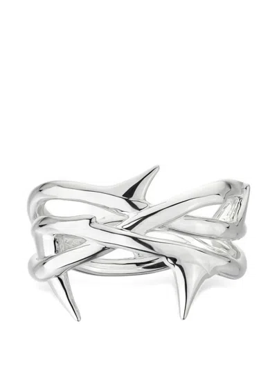 Shaun Leane Rose Thorn Triple Band Ring In Neutral