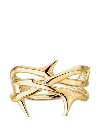 Shaun Leane Rose Thorn Triple-band Ring In Gold