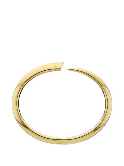 Shaun Leane Sabre Curved Bracelet In Gold