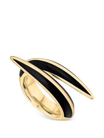 Shaun Leane Sabre Deco Crossover Ring In Gold