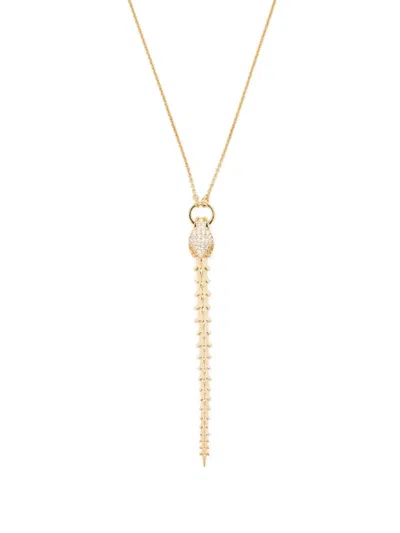 Shaun Leane Serpent's Trace Diamond Necklace In Gold
